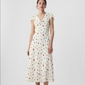 Gap × DÔEN Floral Midi Dress NEW w/o tags